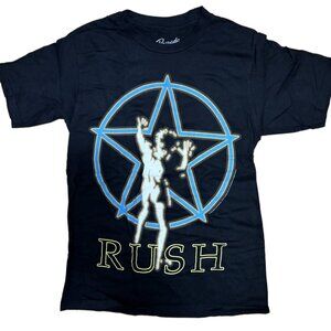 RUSH - "2112 STARMAN" 2016 LARGE LOGO GENERIC BAND GRAPHIC CONCERT SHIRT / SZ. S